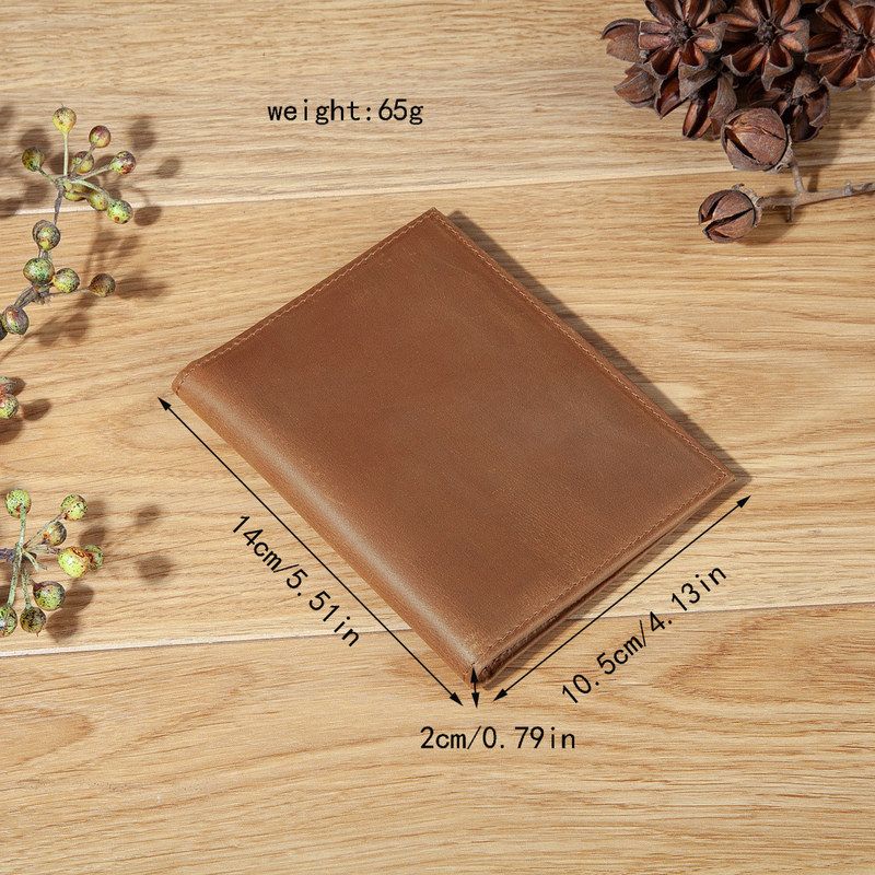 Fashionable Unisex Mad  Leathe - Travel Accessories Rfid のレビューと価格