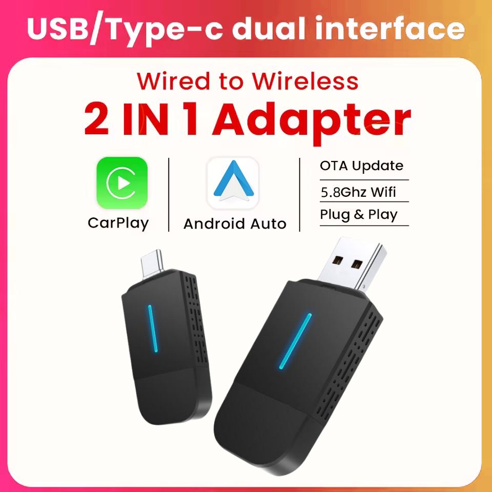 Android Auto Wireless Carplay  - Travel Plug Type C のレビューと価格