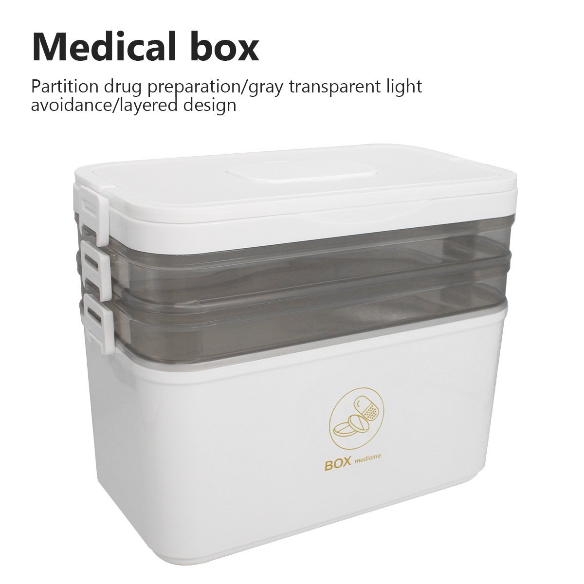 Portable Medicine Box Large Ca - First Aid Travel Kit のレビューと価格